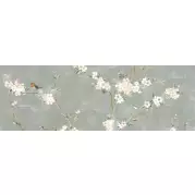 Плитка Ragno Mixed Verde Decoro Fiori di Pesco A Rett 40x120 настенная RA1N