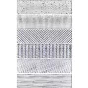 Декор 24055 Splendours Fabric Blue Night 7.5x30 Equipe