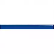 Бордюр UG1H031 спецэлемент стеклянный Universal Glass синий 4x45 Cersanit
