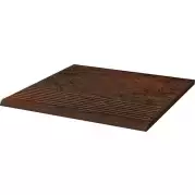 Ступень Semir Brown простая 29.5х29.5 Paradyz