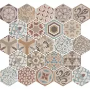 Керамогранит 21356 Hexatile Harmony Colours New 17.5x20 Equipe