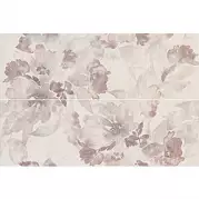 Панно Ascot Ceramiche Prowall Fiaba White Aubergine Comp 2pz 25x75 PWLF15