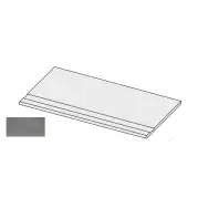 Ступень La Fabbrica Ardesia Gradino Bordo Svasato Cenere 40x80 137750