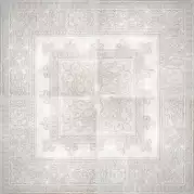 Панно Absolute Keramika Papiro Roseton Gotico White 120x120