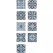 Декор La Fabbrica Cotto Del Casale Decoro Capri Mix Di 6 20.3x20.3 161302