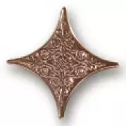 Вставка Ebesa Angara Estrella Decor Bronce 6,7x6,7
