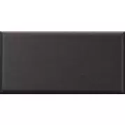 Плитка Equipe Matelier Volcanic Black 7.5x15 настенная 26474