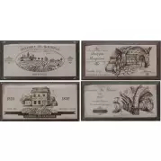 Декор Fabresa Biselado Hueso Wine Labels Mix 10x20