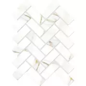 Мозаика 6000886 Cava Herringbone satin finish 20.5x24 Vallelunga
