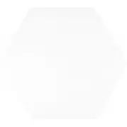 Керамогранит ADPV9011 Pavimento Hexagono White 20x23 Adex