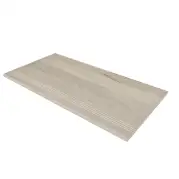 Ступень Estima Dream Wood Creamy неполированная с насечками 30.6x60.9 DWc01
