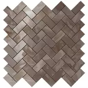 Мозаика настенная 600110000206 Supernova Onyx Black Agate Herringbone Mosaic 30.5x30.5 Atlas Concorde Russia