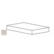 Ступень Cerdomus Jerusalem Stone Angolo Dx Gradino Costa Retta Grigio 33x60 89173