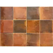 Плитка Equipe Hanoi Burnt Red 10x10 настенная 30018