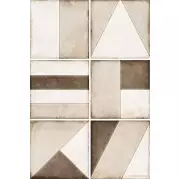 Декор 24143 Vestige Tangram Light Umber 13.2x13.2 Equipe