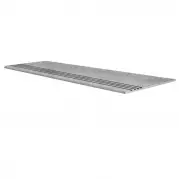 Ступень Grasaro Beton Стандарт проходная структурная серая 29.6x120 G1102 CR