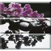 Панно Absolute Keramika Aure Wellness Purple (3) 45x45 (комплект)