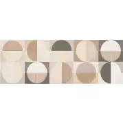 Декор Cromatica Dec Circles Warm Brillo 25x75 Cifre Ceramica