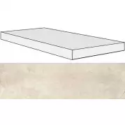 Ступень 739326 Ardoise Ivoire Ang.Gradino Dx 33x120x3 Rex Ceramiche