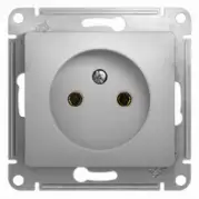 Электрическая розетка Schneider Electric Glossa GSL000341 Алюминий