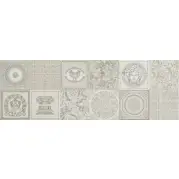 Декор Versace Gold Decorato Bianco Patchwork Platino 25x75 68890