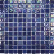 Мозаика Mosavit Acquarella Acqua 1 Cobalto 31.6x31.6 стеклянная