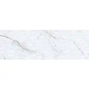 Плитка Porcelanite Dos Iguazu 9547 White Relieve 30x90 настенная PCD000047