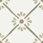 Керамогранит Harmony Provenza Green Flower 22.3x22.3 37788