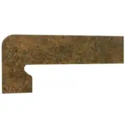 Плинтус Zan.Metalica Cherry Izquierda лев.39.5х17.5 Exagres