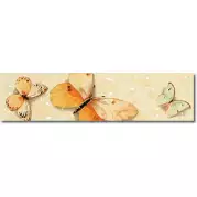 Бордюр Polcolorit Havana Verde Motyle 6.5x25