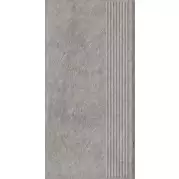 Ступень Paradyz Carrizo Grey Stopnica Prosta Struktura Mat 30x60