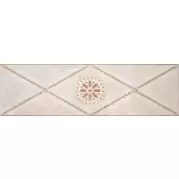 Бордюр Polcolorit Emperador Beige Caro Kwiat 25x7.7