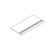 Бортик Atlas Concorde Russia Rinascente Grey Round 30x60 закругленный 620090000917