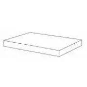 Ступень 6GMH5RS Piase Fiamma Ang.Sx.L Fiammata 20mm 33x90 Emil Ceramica