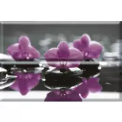 Панно Absolute Keramika Aure Wellness Purple 01 (2) 30x45 (комплект)