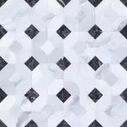 Мозаика Gayafores Statuario Mosaico Abadia Perla 45x45 GF_ST_MOSPERL