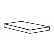 Ступень Cerdomus Crete Angolo Dx Gradino Costa Retta Piombo 33x100 91007