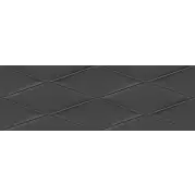Плитка настенная VGU232 Vegas рельеф черный 25x75 Cersanit