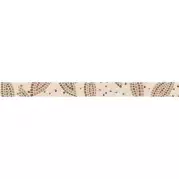 Бордюр Golden Tile Travertine Mosaic коричневый 3x40 1Т1301