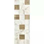 Плитка Love Ceramic Tiles Precious Gold Calacatta Gold Rise Matt Ret 35x100 настенная