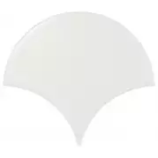 Настенная плитка 21977 Scale Fan White Matt 10.6х12 Equipe