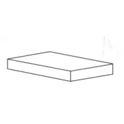 Ступень Cerdomus Omnia Angolo Dx Gradino Costa Retta Statuario Matt 33x120 89706
