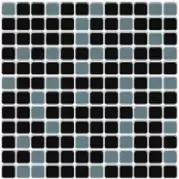 Мозаика Piranesi Mezclass Degrade Black №2 (2,5x2,5) 31,6x31,6