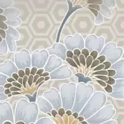 Декор Vives Ceramica Vodevil Flore Gris 20x20