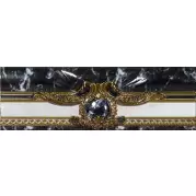 Бордюр El Molino Siracusa Sofia Decor Negro Cenefa 8x25