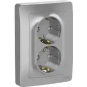 Электрическая розетка Schneider Electric Blanca BLNRS001123 Алюминий