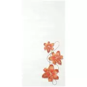 Декор Polcolorit Ecco Bianco Kwiat Orange 25x50
