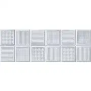 Декор Metropol Arc Art Gris 25x70