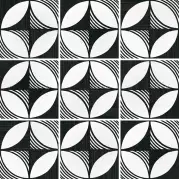 Керамогранит 22123 Caprice Deco Compass B&W 20x20 Equipe