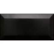 Плитка Cevica Metro Metro Negro Mate 7.5x15 настенная 11469
